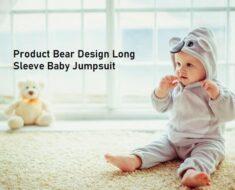 TheSparkshop.in Product Bear Design Long Sleeve Baby Jumpsuit: A Perfect Combination of Comfort and Style