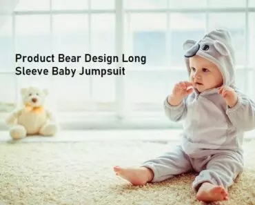 TheSparkshop.in Product Bear Design Long Sleeve Baby Jumpsuit: A Perfect Combination of Comfort and Style