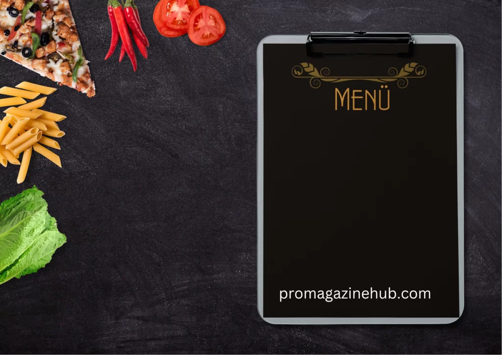menu card