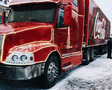 A coca cola truck